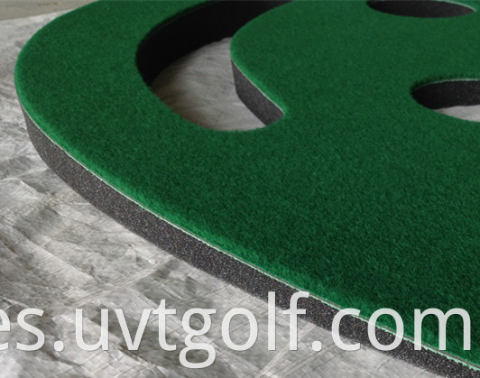 YGT Nuevo producto 3 hoyos Puttable Putt Golf Golf para la práctica del club de campo